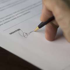 Étape N°4 : sélection et signature
